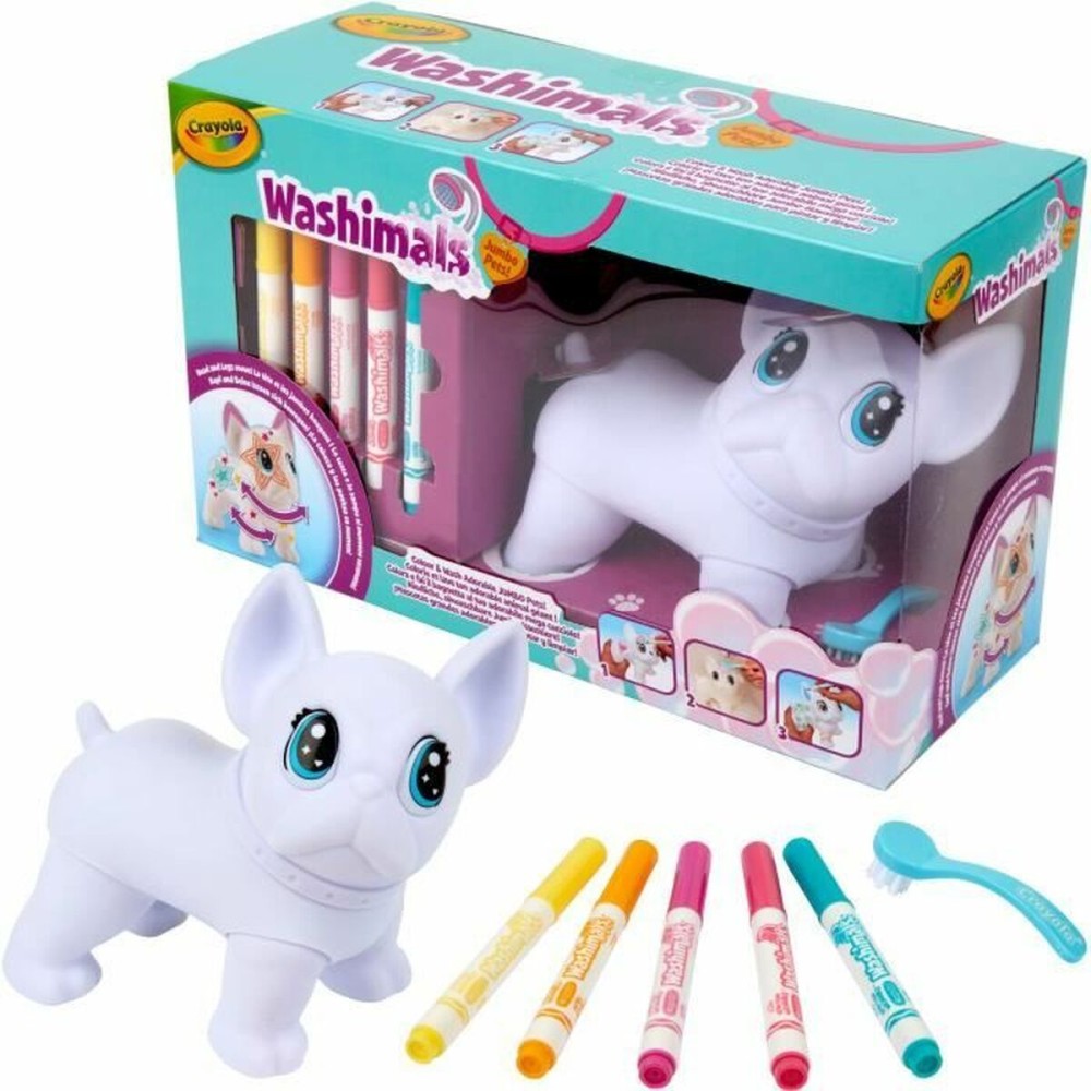 Drawing Set Crayola Washimals Jumbo Dog