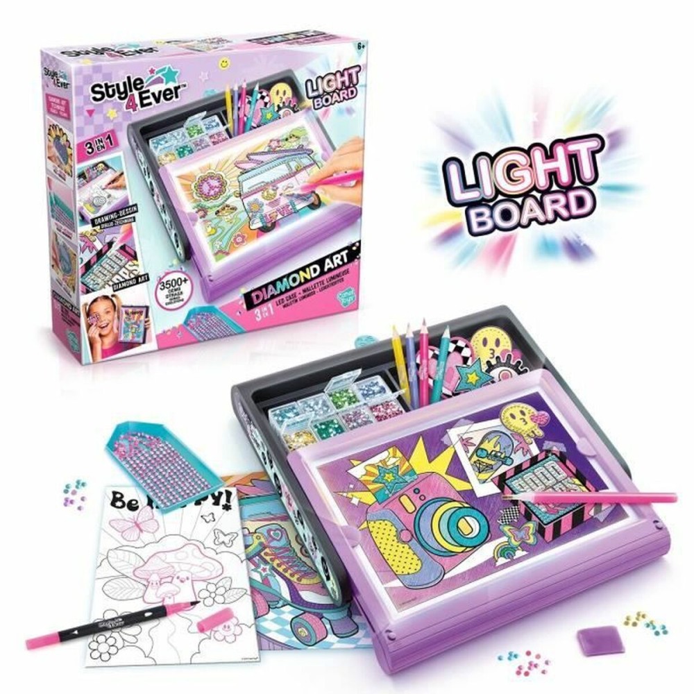 Playset Canal Toys Diamant'Art Lighted Case