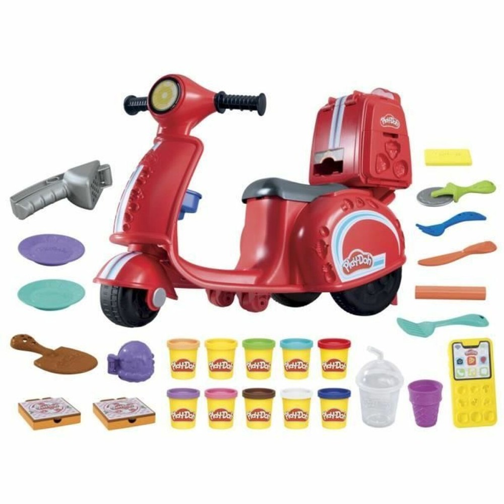 Knetspiel Play-Doh My Pizza Scooter rouge