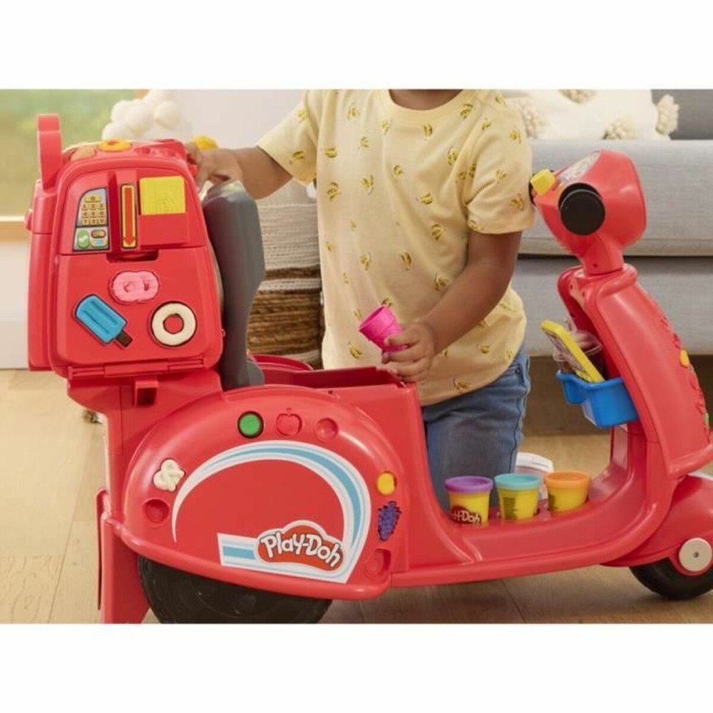 Pâte à modeler en argile Play-Doh My Pizza Scooter rouge