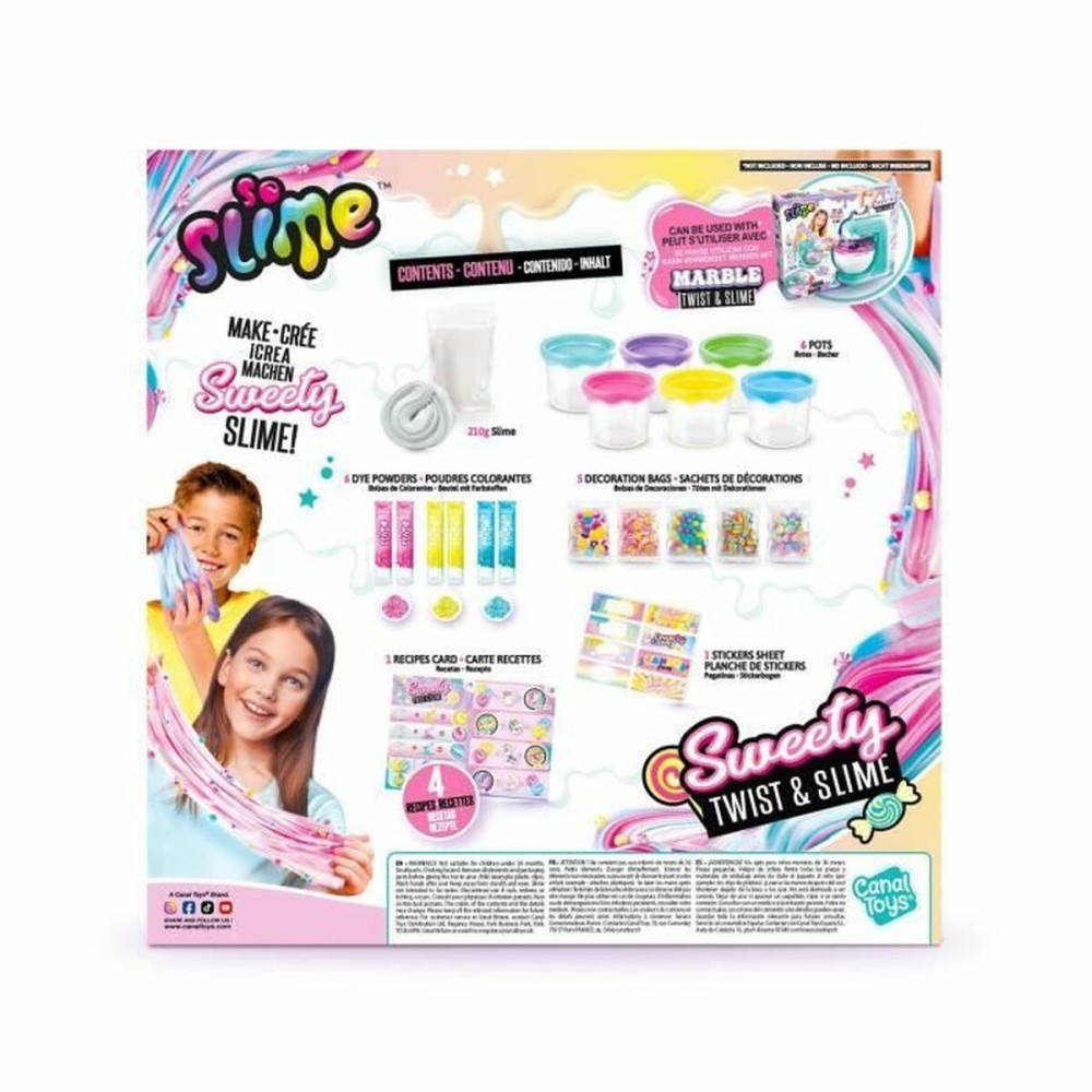 Knetspiel Canal Toys Twist & Slime Sweety Kit