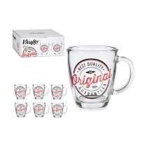 Mug Vivalto Original Transparent 320 ml (6 Units)