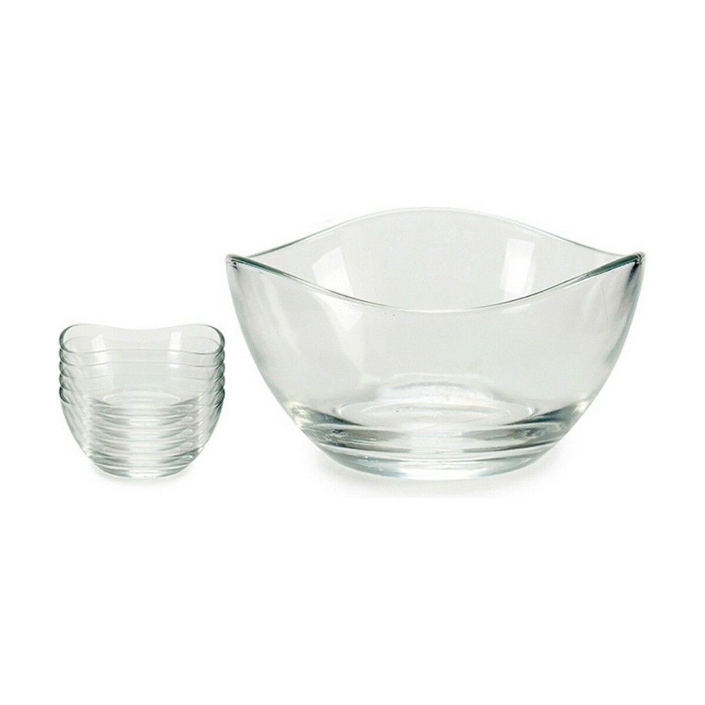 Bowl Vivalto TP-1019-12/BHZ Transparent Glass 460 ml 12 x 6 x 12 cm (6 Units)