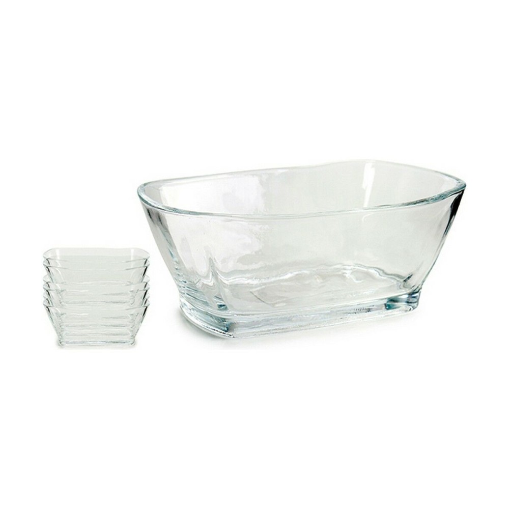 Bowl Vivalto Transparent Glass 340 ml 10,5 x 5,5 x 14,2 cm (6 Units)