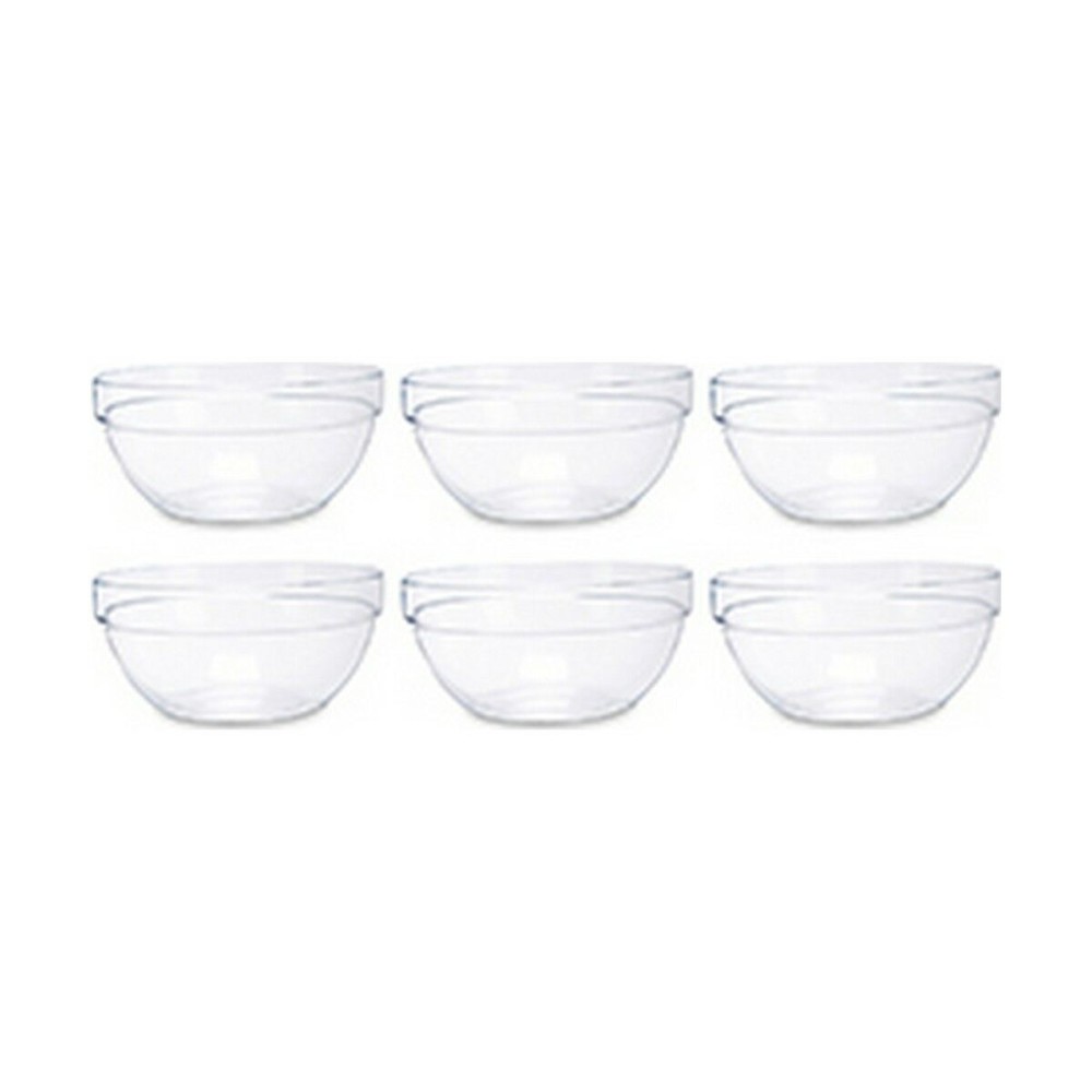 Bowl Vivalto TP-3/BHA6 Transparent Glass 250 ml (6 Units)