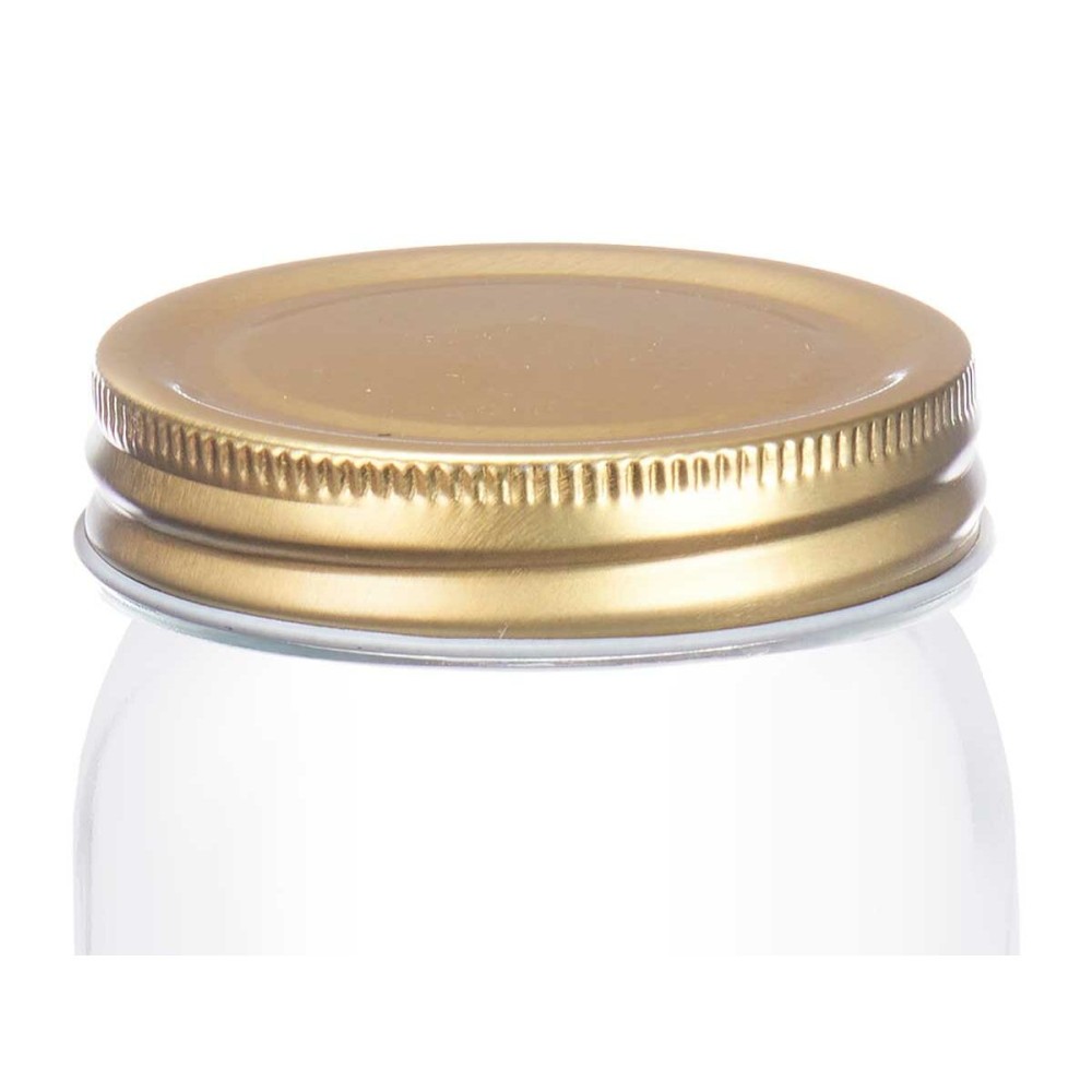 Jar Vivalto CWDH05-18PK Transparent Golden 180 ml (54 Units)