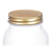 Jar Vivalto LGMS01-PK Transparent Golden 950 ml (12 Units)