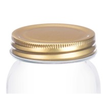 Jar Vivalto CWDH03-8PK Transparent Golden 500 ml (24 Units)