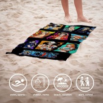 Strandbadetuch One Piece Bunt 70 x 140 cm