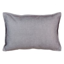 Cushion Polyester Light grey 45 x 30 cm