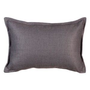 Coussin Polyester Gris foncé 45 x 30 cm