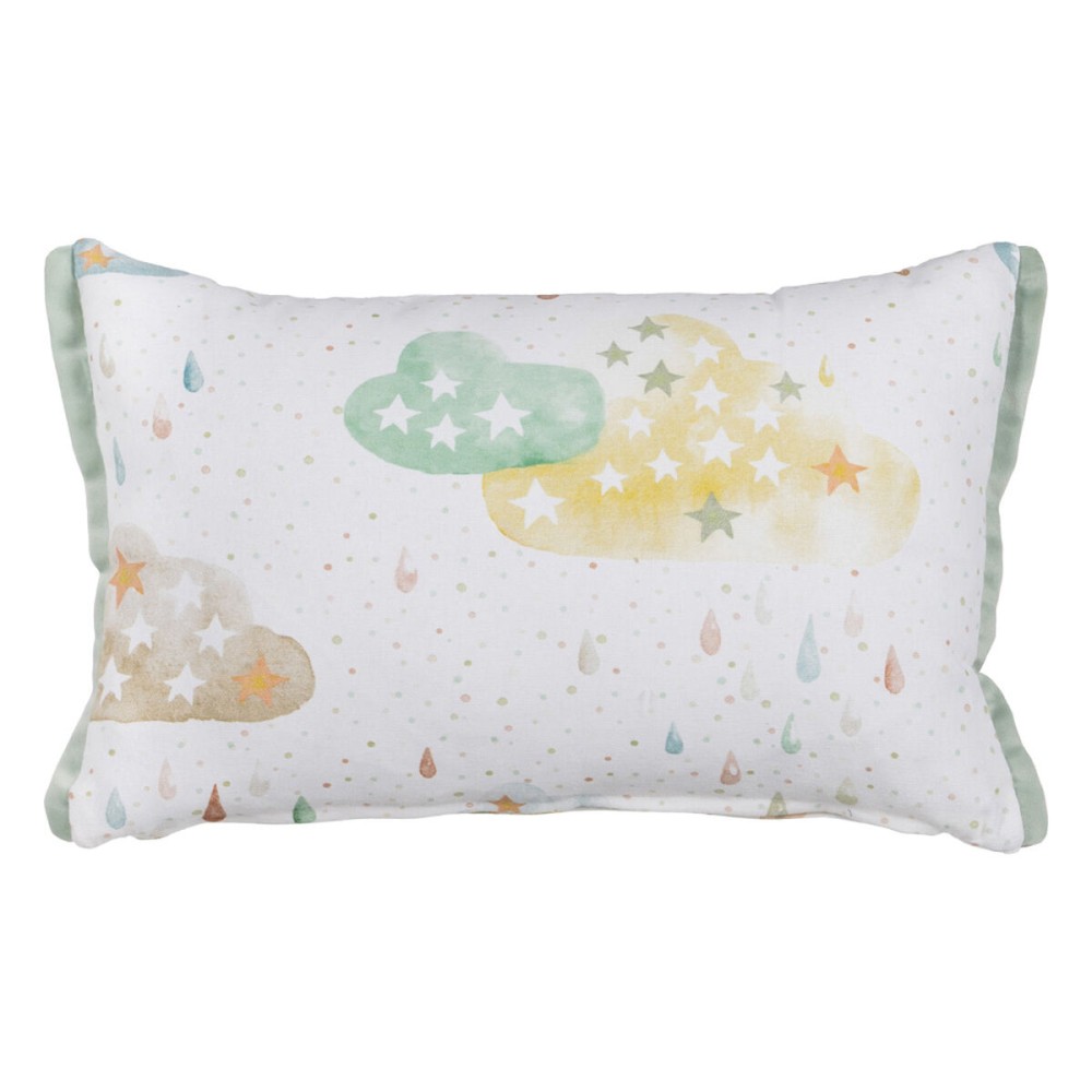 Coussin Enfant Etoiles 100 % coton 45 x 30 cm