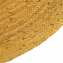 Tapis Jaune Jute 120 x 120 cm