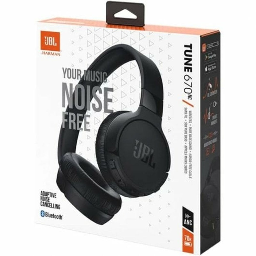 Casques avec Microphone JBL Tune 670NC Noir