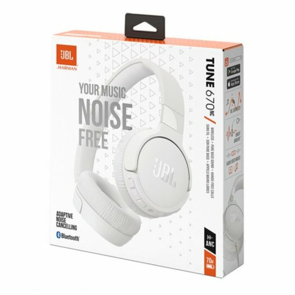 Headphones with Microphone JBL 670NC White