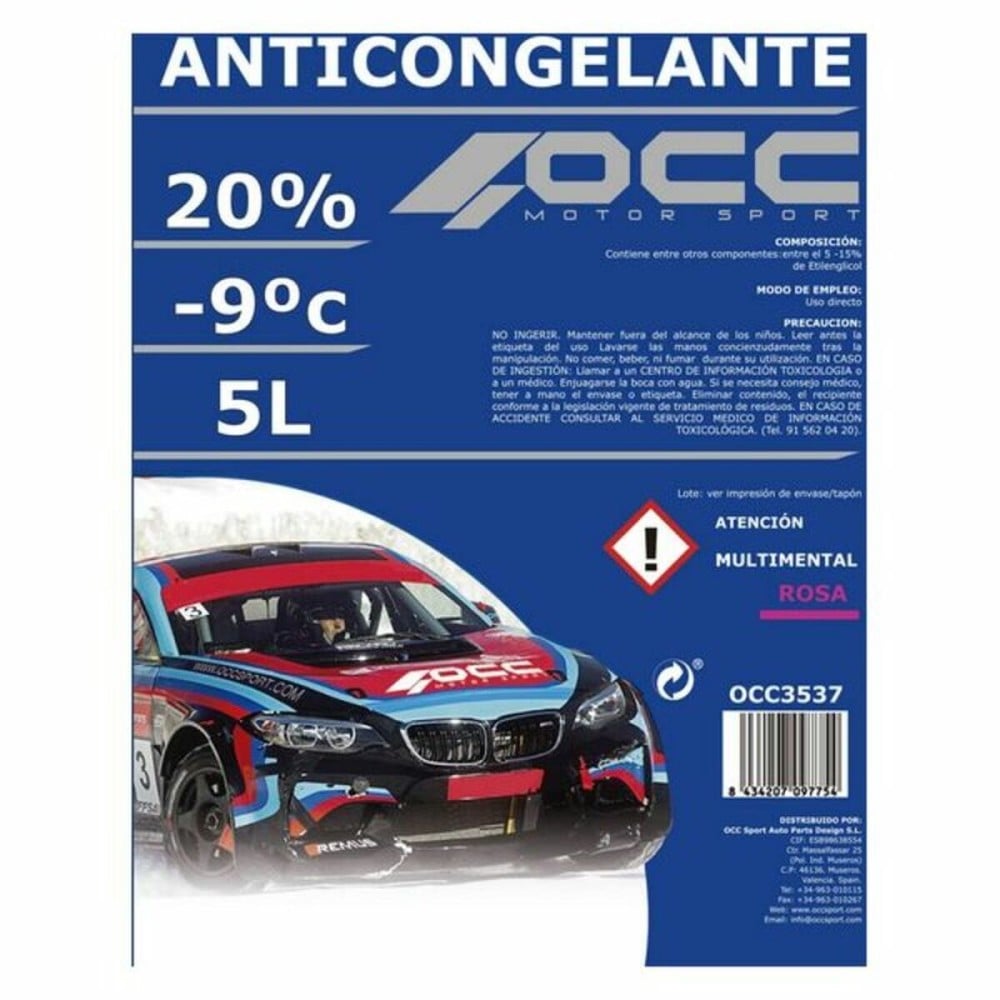 Antifreeze OCC Motorsport 20% Pink (5 L)