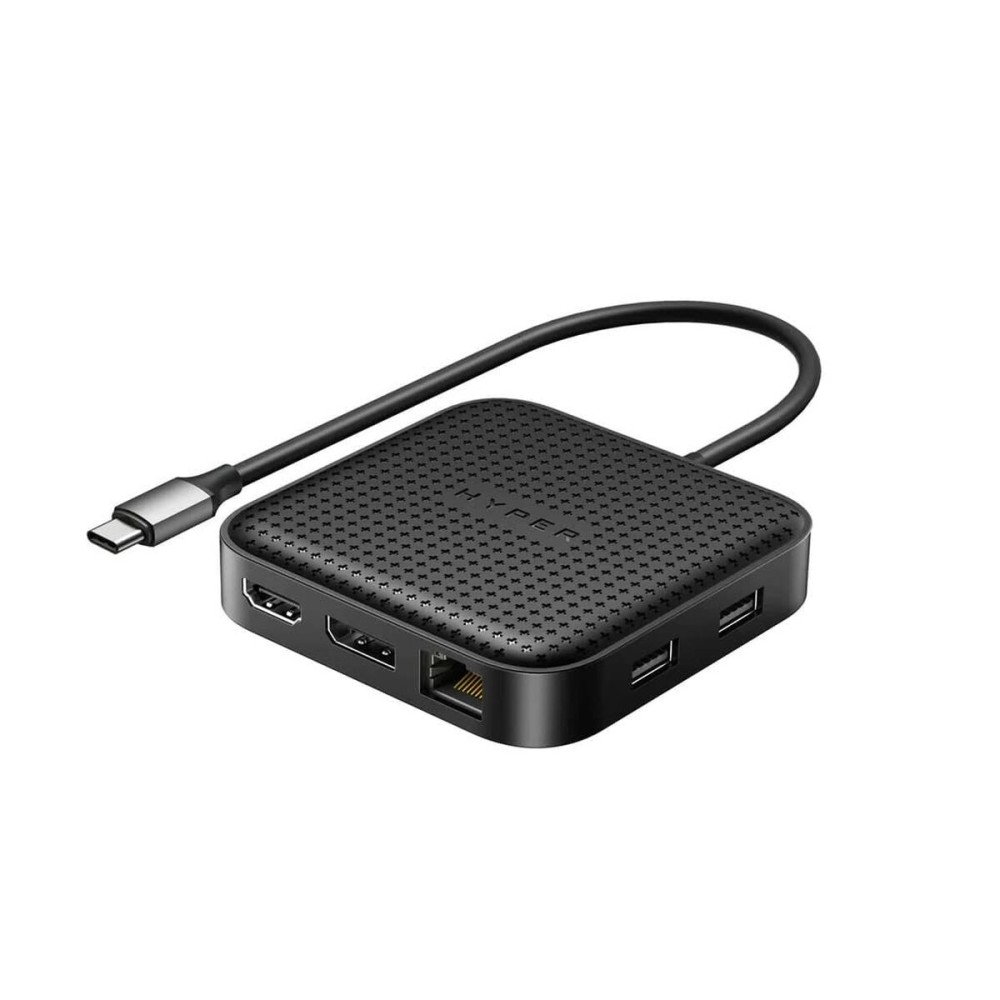 Hub USB Hyper HD583-GL Schwarz 100 W