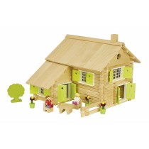 Playset Jeujura  Log house 240 Stücke