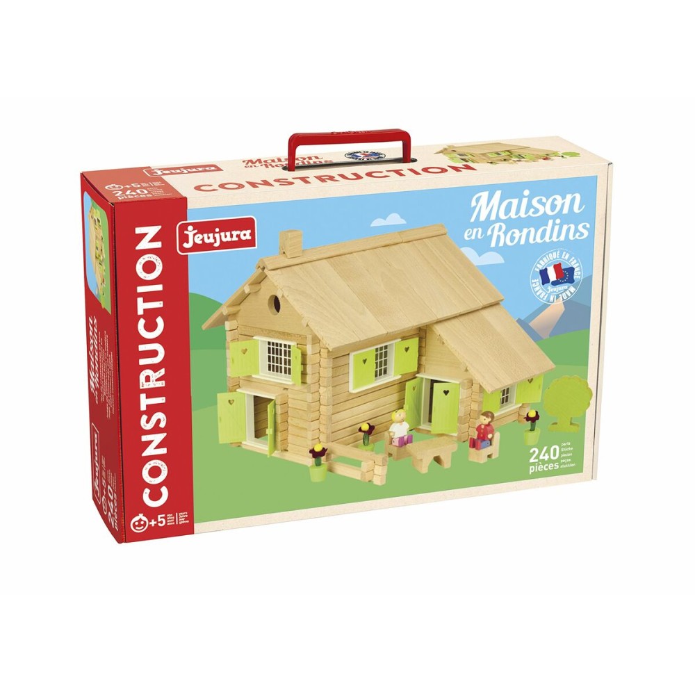 Playset Jeujura  Log house 240 Stücke