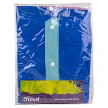 Wasserfeste Poncho mit Kapuze Stitch Blau