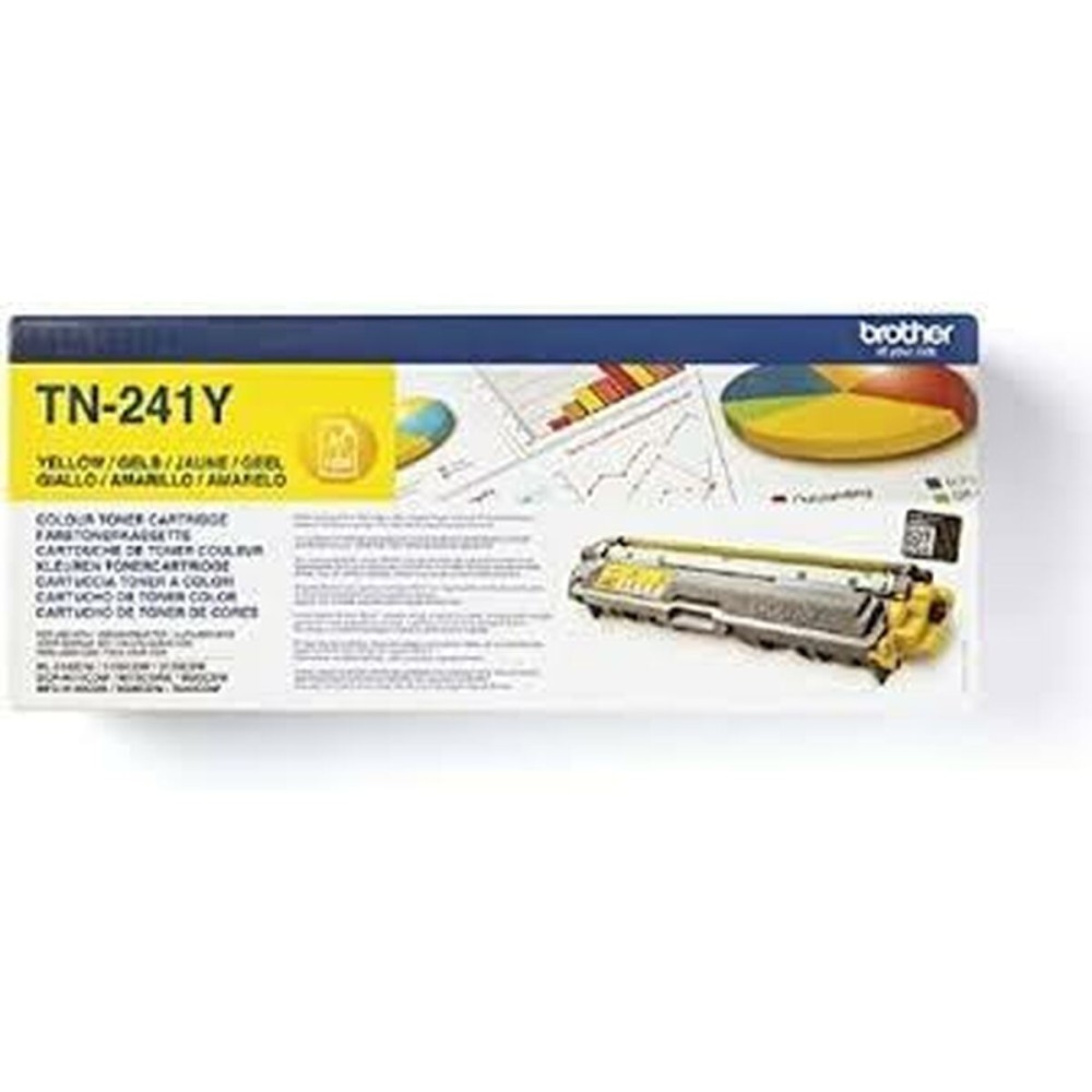 Toner original Brother HL3140CW/HL3150CDW Jaune (4 Unités)