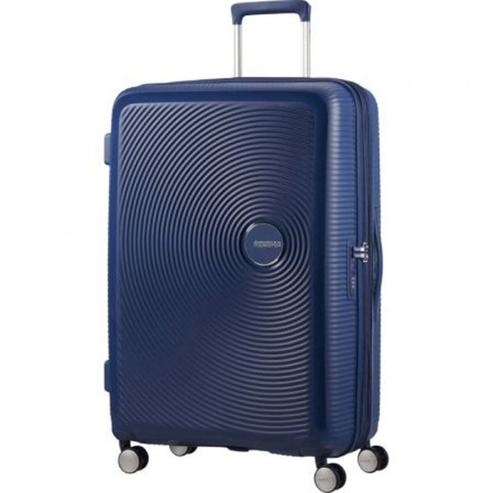 Large suitcase American Tourister SoundBox Spinner Blue 110 L 77 x 51,5 x 32,5 cm