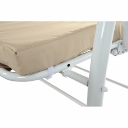 Bench DKD Home Decor Beige Swing Polyester Steel (210 x 120 x 164 cm)