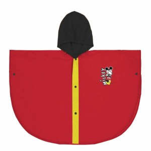 Cape Imperméable à Capuche Mickey Mouse Rouge