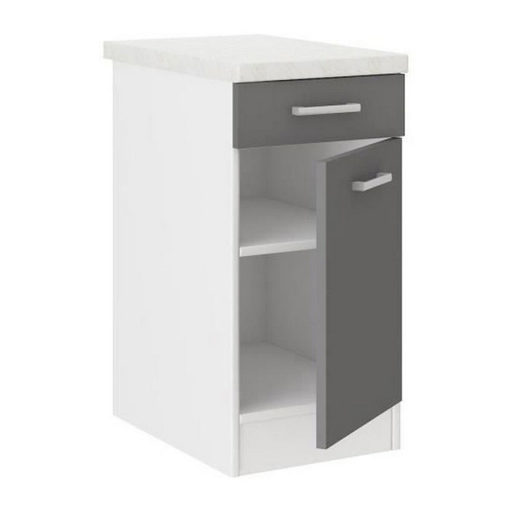 Meuble de cuisine 40 x 47 x 82 cm Gris Mélamine PVC