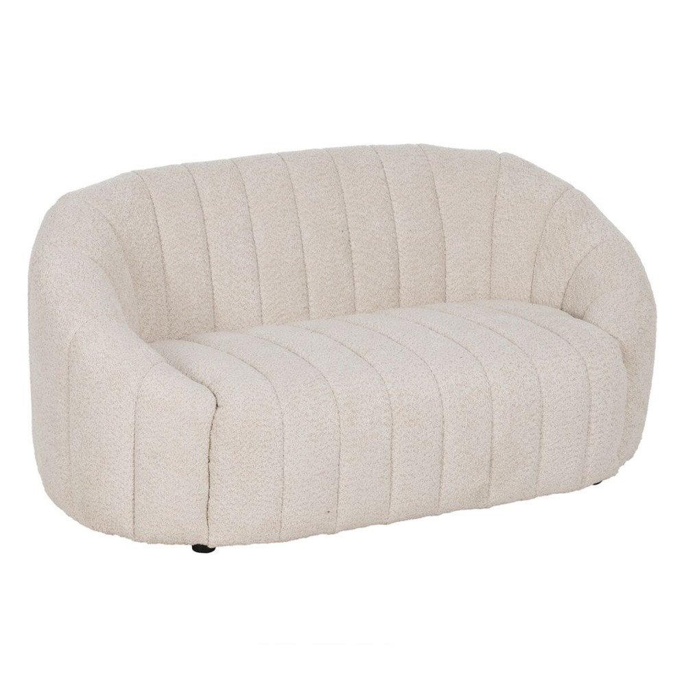 Canapé Beige Polyester Fer 146 x 84 x 66 cm