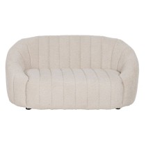 Sofa Beige Polyester Eisen 146 x 84 x 66 cm