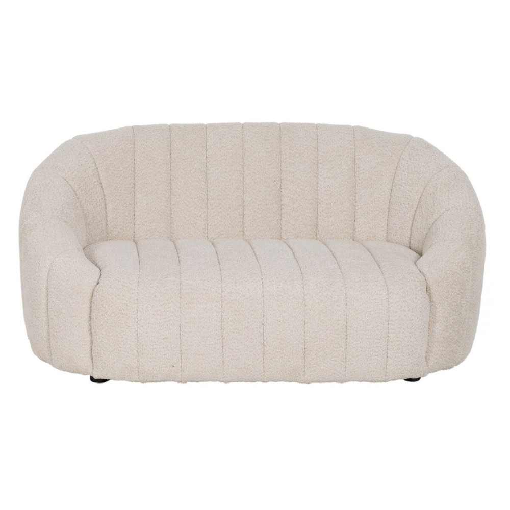 Sofa Beige Polyester Eisen 146 x 84 x 66 cm