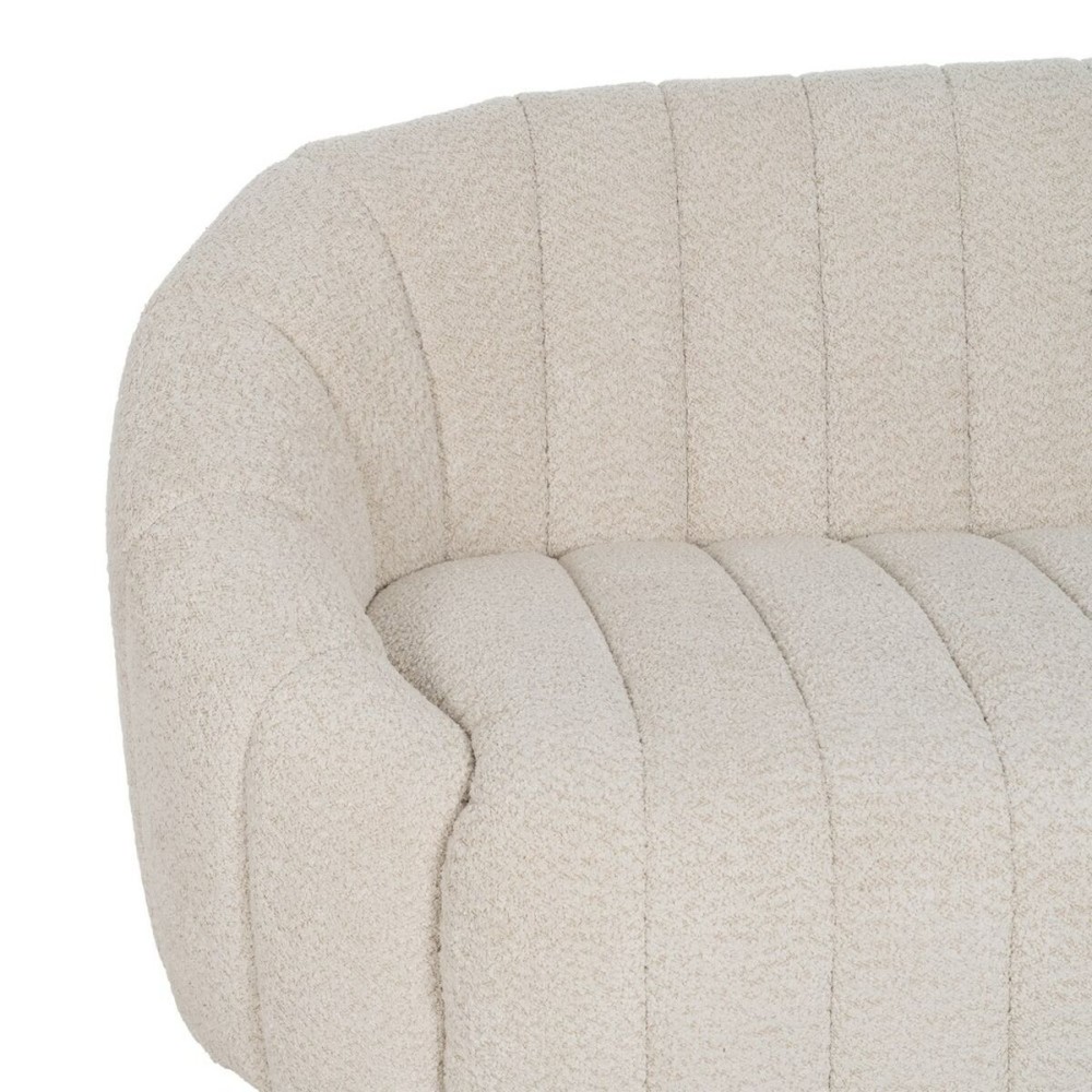 Sofa Beige Polyester Eisen 146 x 84 x 66 cm