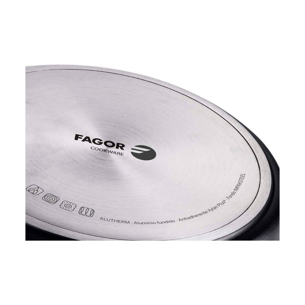 Poêle Fagor Noir Aluminium Ø 28 cm