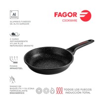 Pfanne Fagor Schwarz Aluminium Ø 28 cm