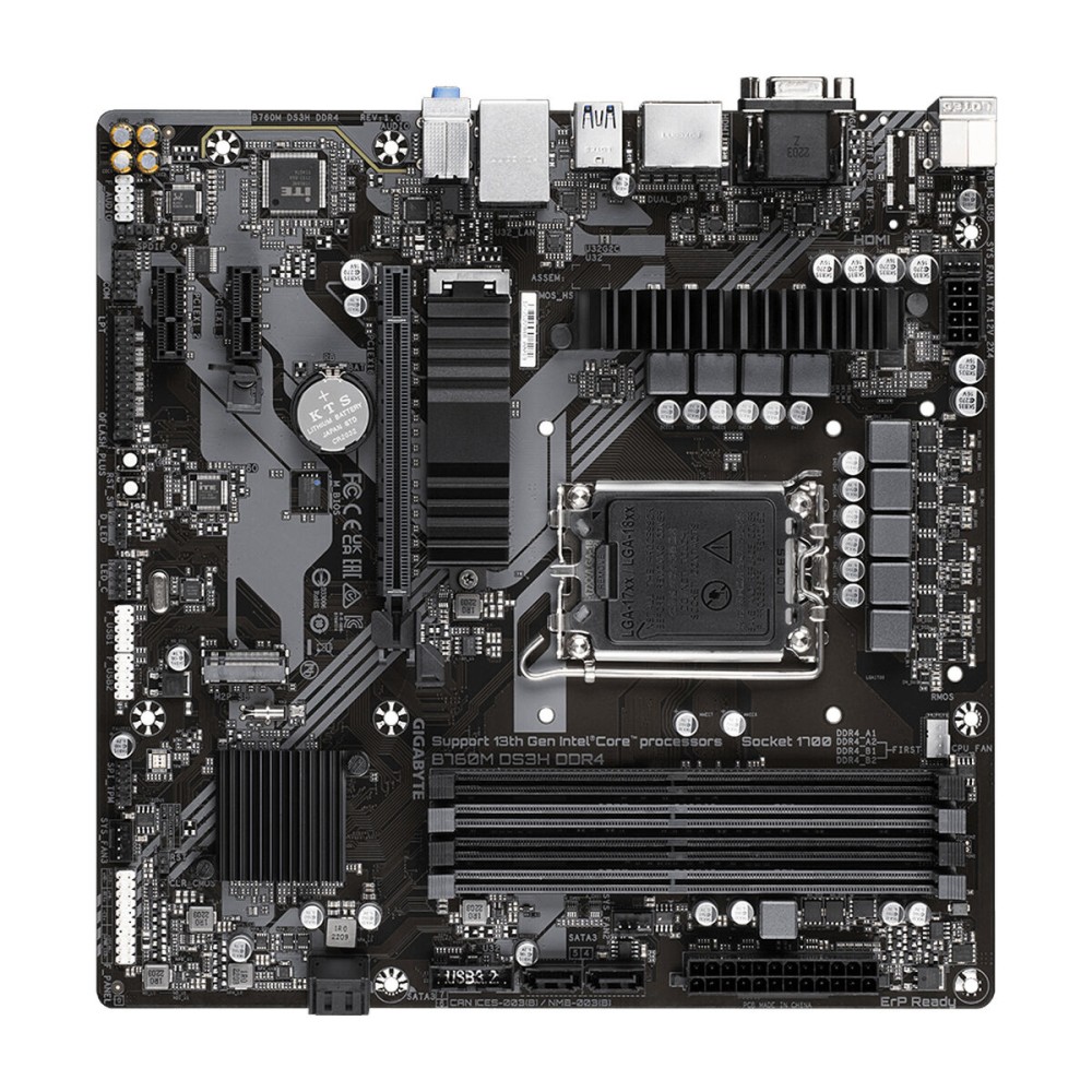 Motherboard Gigabyte B760M DS3H DDR4 Intel B760 LGA 1700