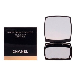 Miroir Double avec Grossissement Chanel Noir (1 Pièce)