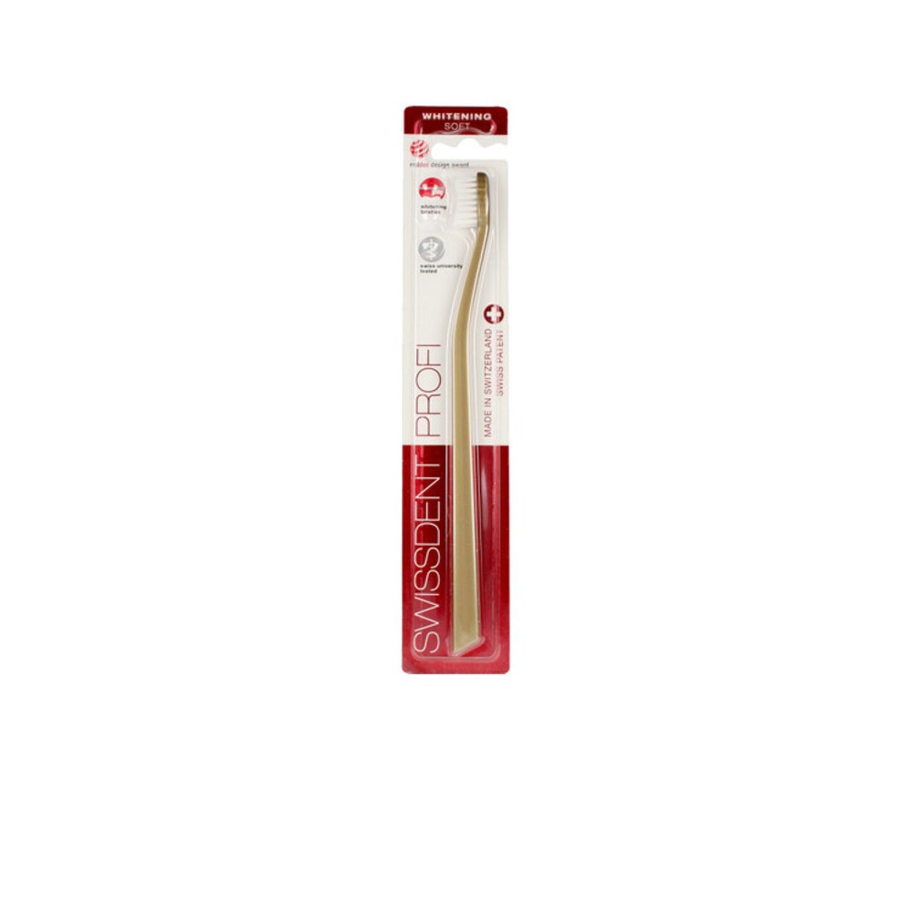 Brosse à Dents Whitening Classic Gold Swissdent BF-7640126195216_Vendor