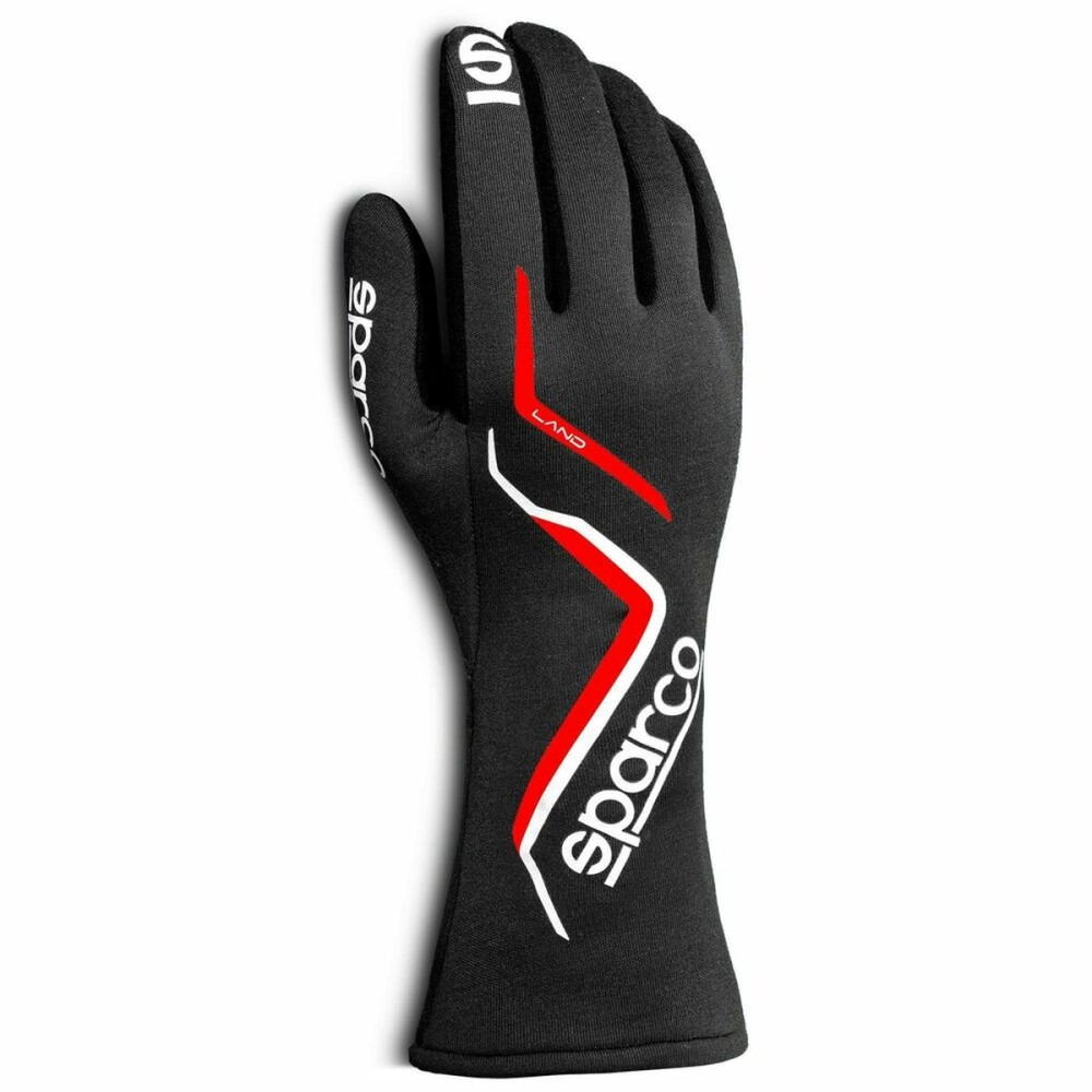 Men's Driving Gloves Sparco LAND Black Size 11