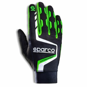 Gants Sparco HYPERGRIP+ Noir/Vert 10