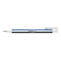 Retractable rubber Tombow Mono Zero Blue White Black (5 Units)