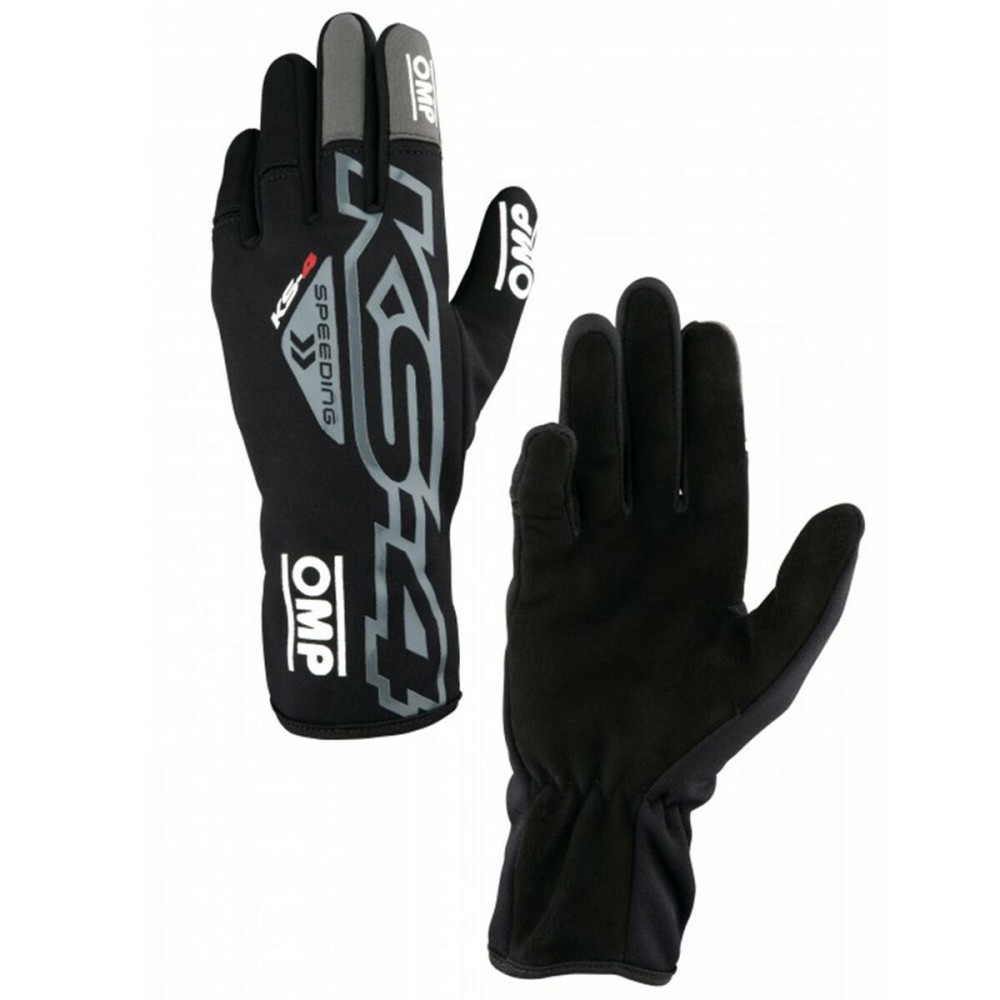 Karting Gloves OMP KS-4 Black S