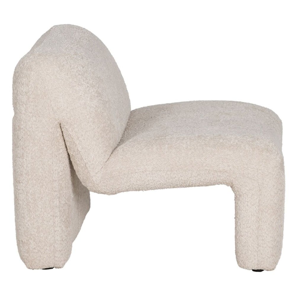 Armchair Beige Wood 62 x 86 x 69 cm