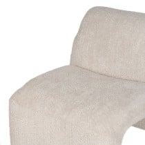 Fauteuil Beige Bois 62 x 86 x 69 cm