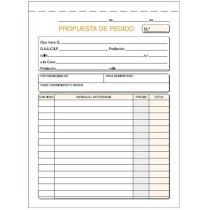 Invoice Check-book 15 x 21 cm (10 Units)