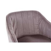 Chaise de Salle à Manger DKD Home Decor Rose Naturel 56 x 55 x 70 cm 56 x 55 x 74 cm 56 x 47 x 72,5 cm