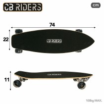 Skateboard Colorbaby Santa Monica Skater Holz 74 x 22 cm