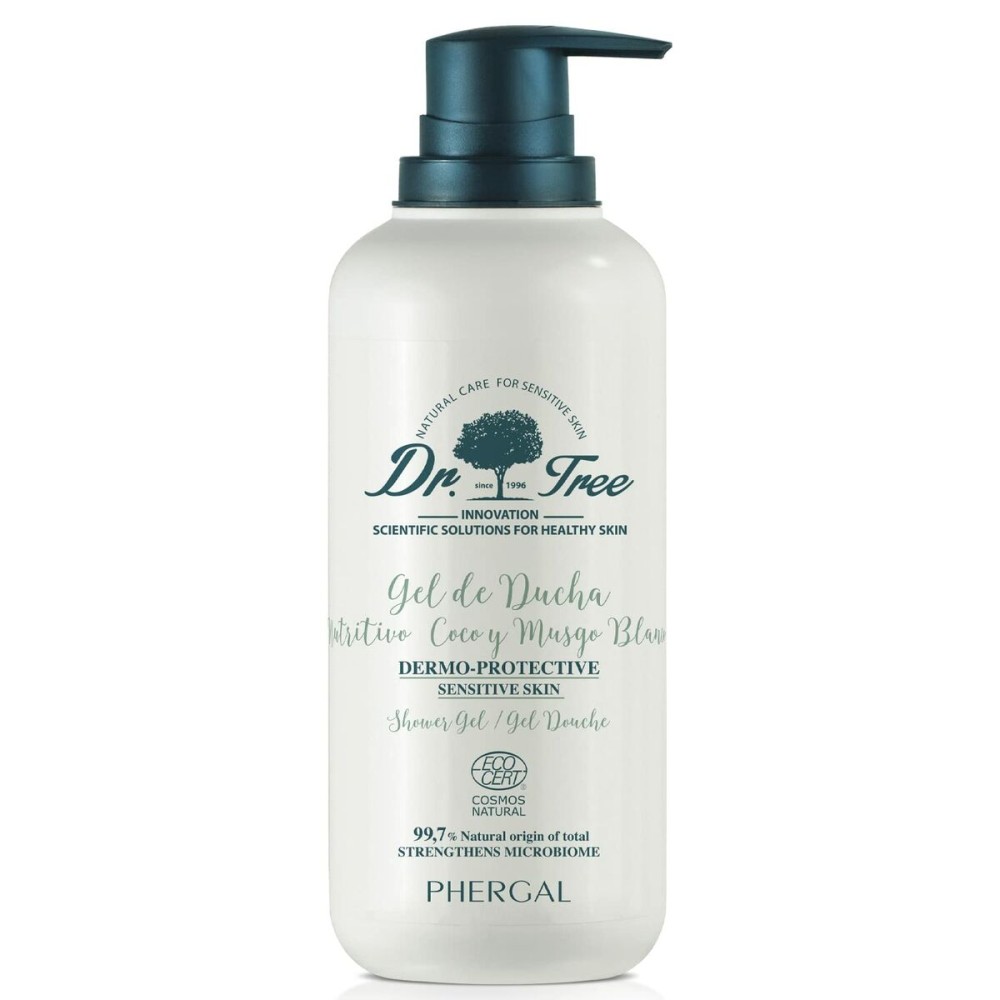 Gel de douche Dr. Tree   Peau sensible Mousse Coco Nutrition 500 ml