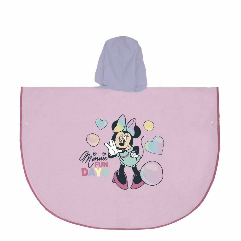 Wasserfeste Poncho mit Kapuze Minnie Mouse Lila