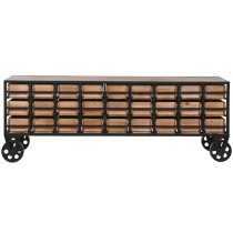 Chest of drawers Home ESPRIT Metal Fir Vintage 142 x 30 x 50 cm